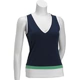 Birdie Jersey Knit Deep V Neck Tank