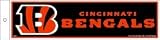 NFL Football Cincinnati Bengals Bumper Sticker Strip