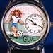 Soccer Female Silver Watch