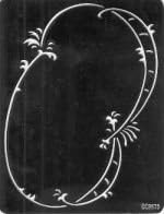 4x6 Brass Embossing &amp; Cutting Stencil Pond Card Making