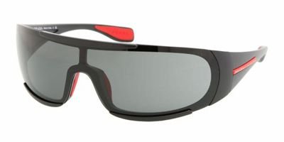 Prada Sunglasses SPS03M BLACK GRAY 1BO1A1
