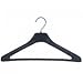 21 Inch Broad Shoulder Coat Hanger - Set of 5 Hangers - Made in USA