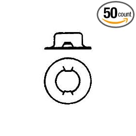 1/2 Washer Cap Push Nut (50 count)