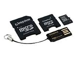 21vd9sVoakL. SL160  Kingston 16 GB Micro Secure Digital with 2 Adapters and USB Reader...