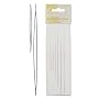 Set of 6 Big Eye Beading Needles in 4 Sizes - Easiest Needles To Thread