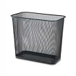 Rectangular Waste Bin,Steel Mesh,10x16-7/10x14-7/10,Black
