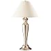Slender Urn Base Brushed Steel Table Lamp