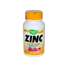 Nature's Way, Zinc Lozenges, Natural Berry Flavour, 60 Lozenges
