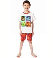 Pure Cotton Mr. Men™ Short Pyjamas