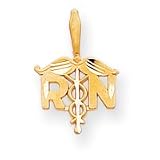 14k Registered Nurse Pendant