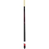 Escalade Sports 19Oz Two Piece Hardwood Nylon Liquid Light Up Cue, Red