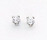 Review   / ~ Mindy Harris 14 KT White Gold Diamond Child Prong Setting