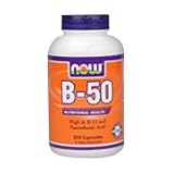 B-50 W/250mg VIT C - 250 CAPS., (Now Food)