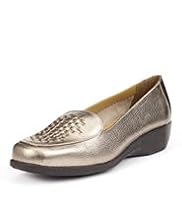 Footglove™ Original Leather Vented Wide Fit Loafers