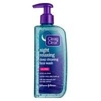 Clean&Clear Night Relaxing Deep Cleaning Face Wash, 8 Fluid Ounce