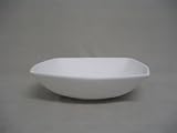 Ceramic bisque unpainted 10-1071 rounded square serving bowl 11-3/4'x11-3/4