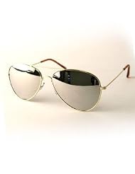 Aviator Sunglasses (Single Gold) by Finaday