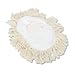 UNS1491 Wedge Dust Mop Head, Cotton, White