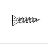 LIXIL部品 窓・サッシ用部品 その他 ねじ：皿木ねじ M3.8×38[R1Y44] ホワイト[R1Y44]