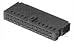 1-102387, Conn Housing RCP 50 POS 2.54mm Crimp ST Cable Mount (10 Items)