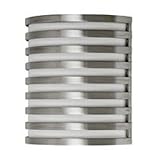 American Fluorescent BBW113SAEC Bilbao Outdoor Sconce, Smooth White Acrylic Diffuser with... by American Fluorescent