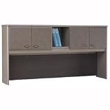 Advantage Pewter 72 Inch Hutch