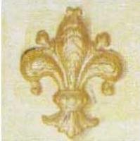Fleur de Lys Square Wax Seal Stamp