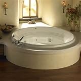 Jacuzzi EE35959 7272 Cortina Whirlpool Bath with 2-Speed Motor, White
