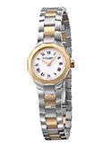 Baume & Mercier Watches:Baume & Mercier MOAO8524 Riviera White Dial Stainless Steel and Gold Plated Women's Watch Images