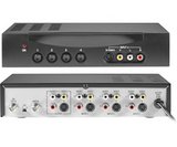4 X 1 S-Video/Audio Selector With Built-In RF Modulator