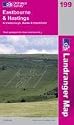 Eastbourne and Hastings, Battle and Heathfield (OS Landranger Map)