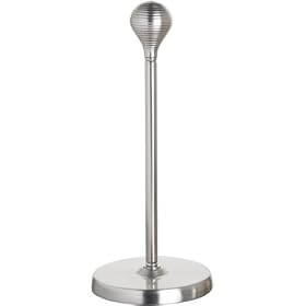 Amco Finial Paper Sphere Shaped Towel Holder, Stainless Steel by Amco
