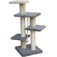 PetPal Grey Five Platform Cat Tree