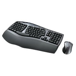 Cordless Desktop Comfort Laser Keyboard by Logitech