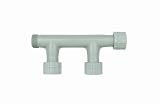 Tools & Hardware : Orbit Sprinkler System 2-Port Manifold with Unions For 3/4-Inch  & 1-Inch  Pipe #57155