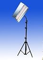 Mini Tageslicht Fl&auml;chenleuchte 110W 5400&deg;K mit Flexiarm und Stativ