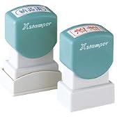 シャチハタ Xスタンパー ビジネス用A型既製品 「不合格」・枠あり・よこ・赤 X-AN-1205