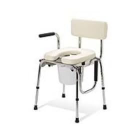 Guardian Padded Drop-Arm Commode