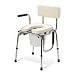 Guardian Padded Drop-Arm Commode