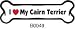 I Love My Cairn Terrier - Car Bone Magnet
