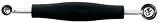 Paderno World Cuisine Two Sided Melon Baller, 31/64 and 45/64 diameters