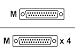 New - Cisco High-Density EIA-232 DTE Cable - CAB-HD4-232MT=