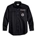 Apparel : Harley Davidson Men's 105th Anniversary Zip-Pocket Long-Sleeve Shirt-LIMITED EDITION. 100% cotton. 96115-08VM