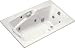 Steeping Bath Whirlpool 60 x 36 x 20-3/8