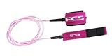FCS Competition Weight 6' Surfboard Leash Pink