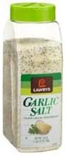 Lawrys Garlic Salt - 28 oz. container, 6 per case