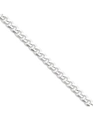 Sterling Silver 7mm Curb Chain QCB180-8"