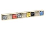 Tilt Out Storage Bin - 9 Compartments Beige