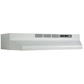 Broan 403001 Economy 30-Inch Under Cabinet Mount Range Hood, White