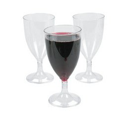 Plastic Wine Glasses